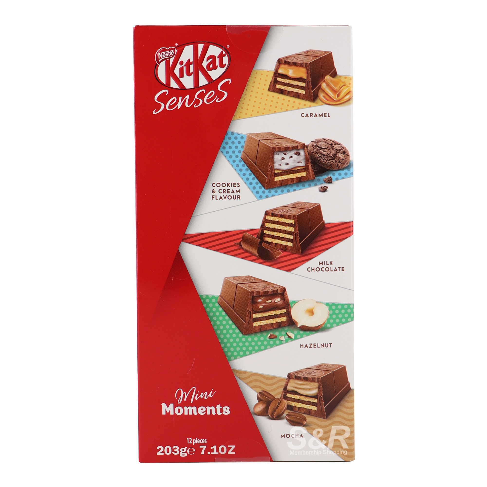 Kitkat Senses Mini Moments Assorted Chocolate 203g Kitkat Senses Mini Moments Assorted Chocolate 203g